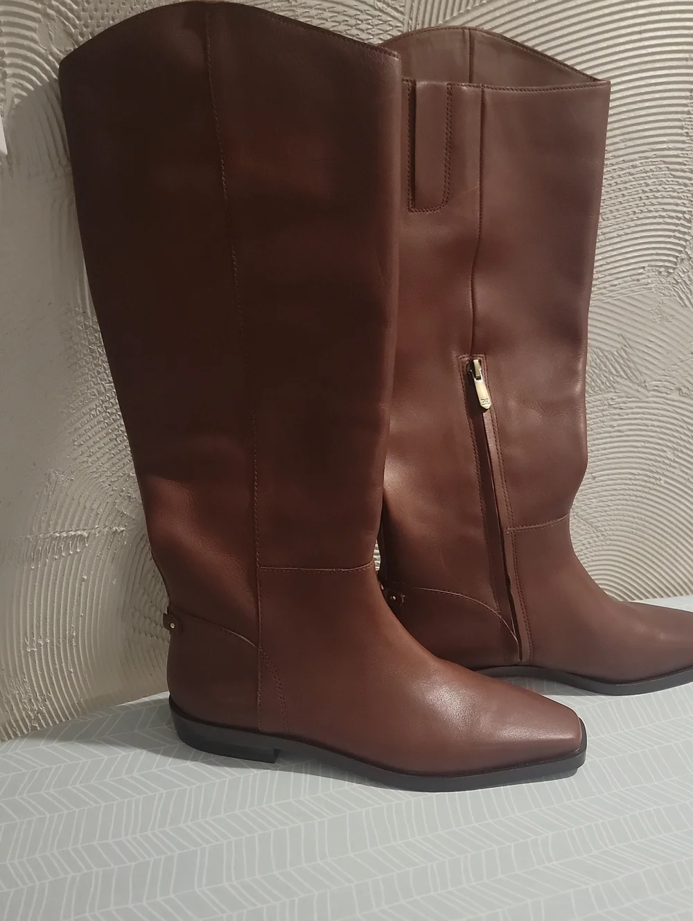 Sam Edelman Tall Brown Leather Over-the-Knee Boots